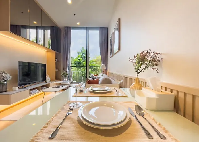 Holiday home Asoke Luxury High Rise - Steps To Bts And Mrt - Wifi