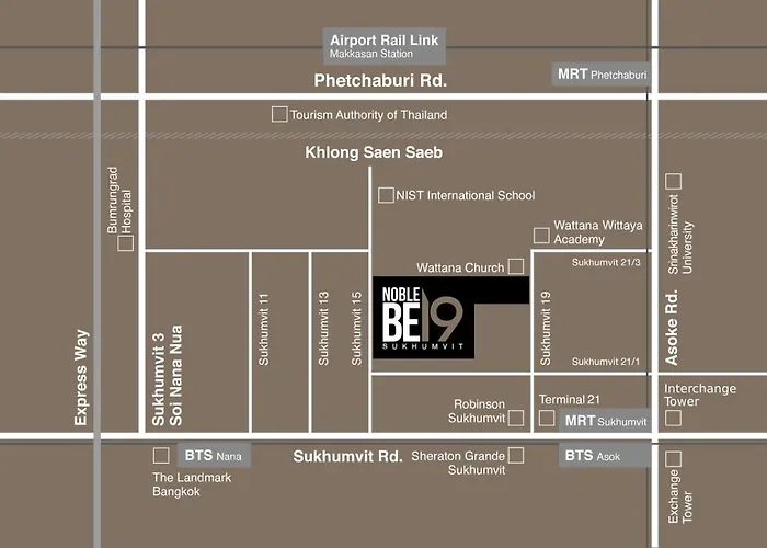 Asoke Luxury High Rise - Steps To Bts And Mrt - Wifi